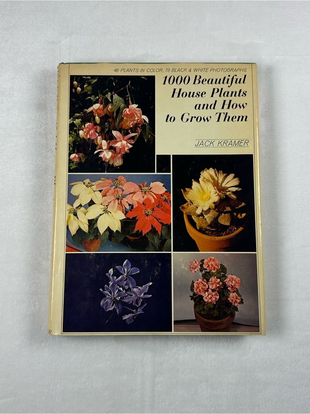 1000 Beautiful House Plants and How to Grow Them" by Jack Kramer Hardcover book